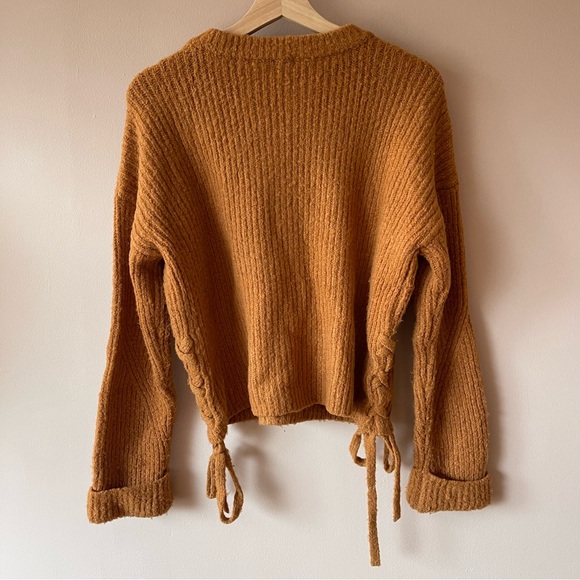 Mustard Yellow Chunky Sweater - Picture 3 of 6